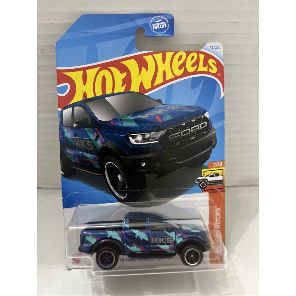 Hot Wheels - 19 Ford Ranger Raptor - Blue - HW Hot Trucks - 43/250 of 2024